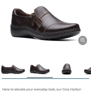 1 pair Clarks Shoes EUC size 10